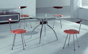 Стеклянные столы для кухни