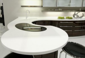 Countertops made of artificial stone