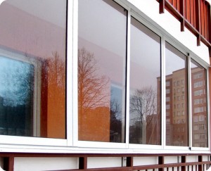 Glass balconies