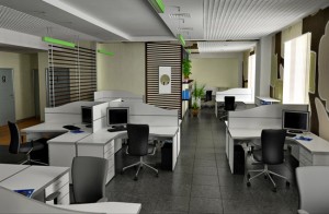 Low-cost office furniture for staff