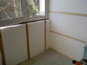 Wall insulation foam