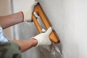 align the wall under the wallpaper