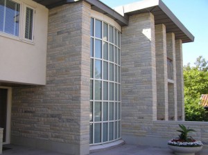 facing facades of natural stone