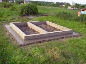 foundation for the construction of baths