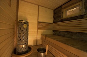 to build a sauna